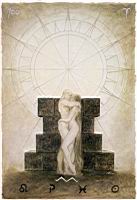 Luis Royo - Black Tarot - The Labyrinth Tarot, 21